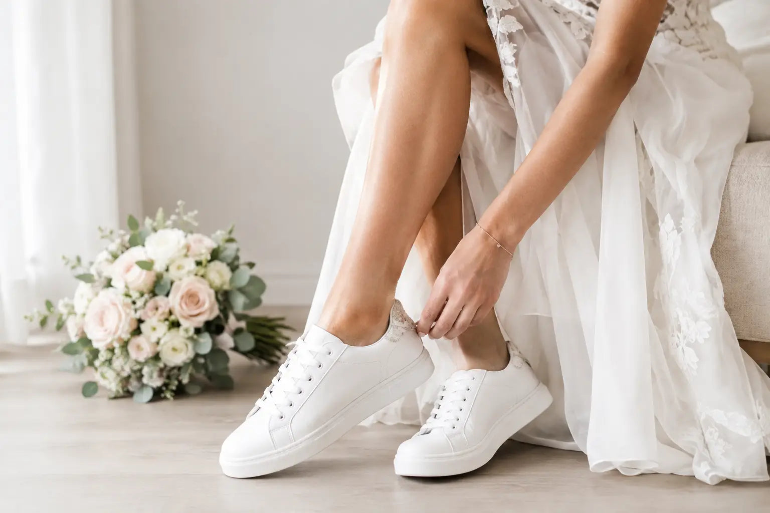 Sneakers donna matrimonio per un look leggero